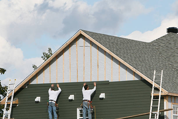 Professional Emergency Siding Repair technician working in Schellsburg, PA